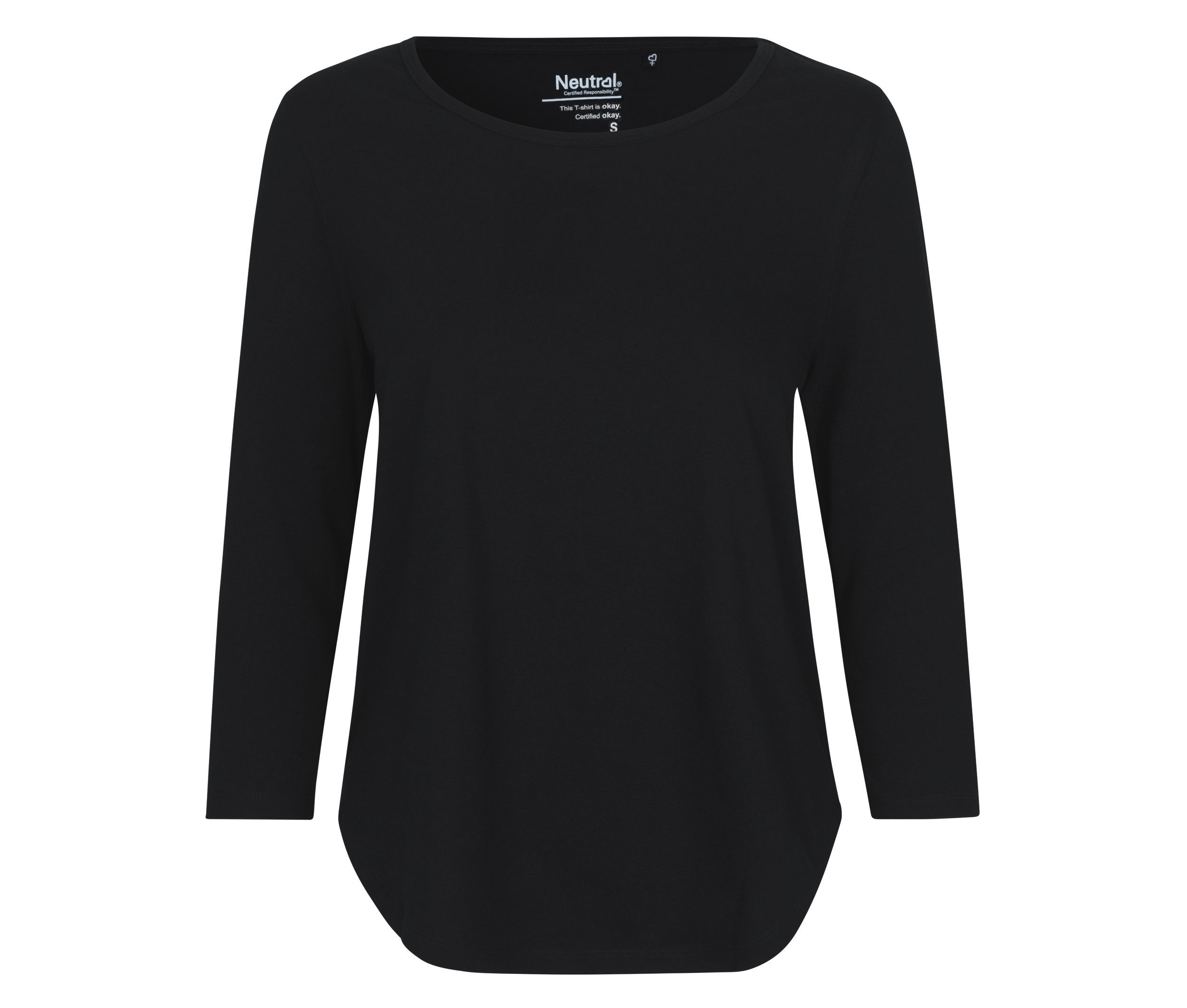 LADIES THREE QUARTER SLEEVE T-SHIRT